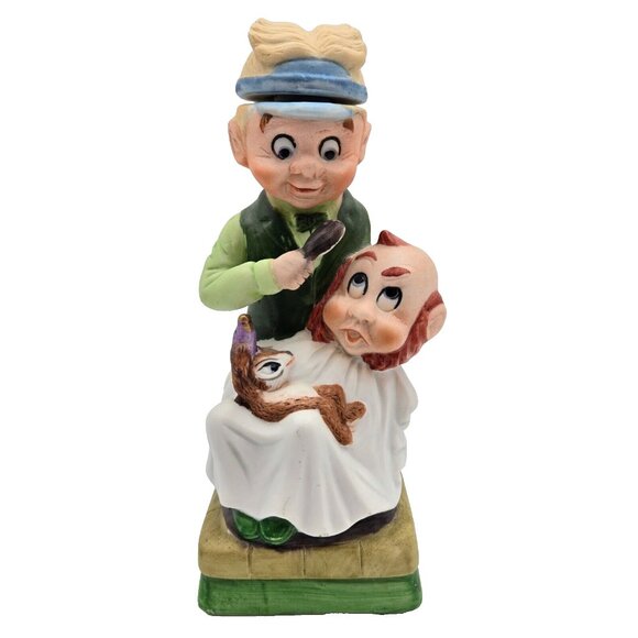 Mr. Barber Hoffman Decanter Mr. Lucky Leprechaun 1980 Distilling Empty Read - Picture 1 of 11